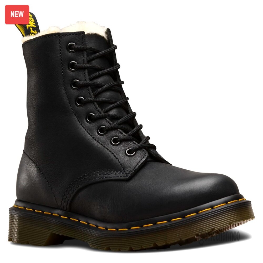 Faux Fur Lined Winter Boots, Durable Sole, Mid-Calf Height